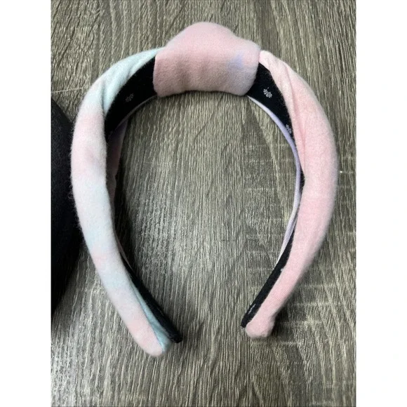Lot Of 4 Lele Sadoughi Coral Black Tie-Dye Pink Classic Signature Knot Headband - Picture 7 of 13